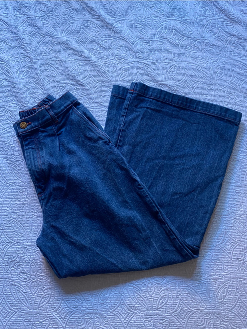 Big Bud Press Denim Trousers Wide Leg